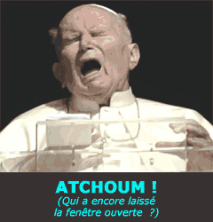 Et voilà, il a encore tout salopé le pupitre !